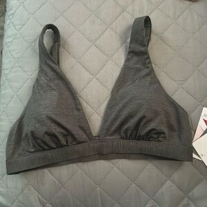 Athleta Aqualuxe Plunge Pullover Bikini Top